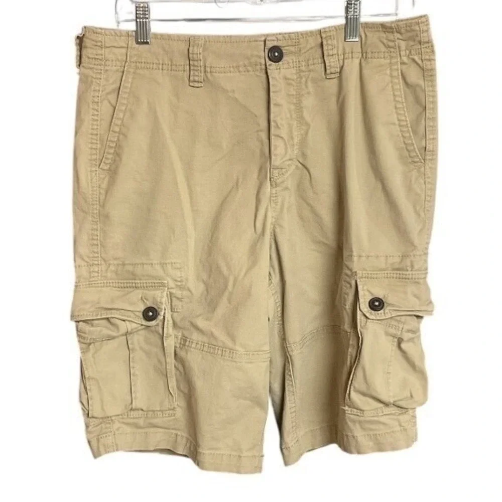 Aeropostale‎ Men's Cargo Shorts Size 31 Hazelnut Outdoor Hiking